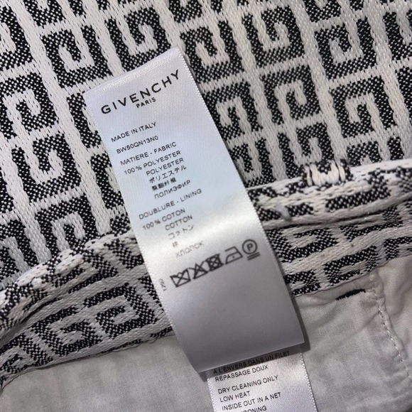 Givenchy Women's Size 26 Denim Jacquard Short EUC $990 - Picture 12 of 13